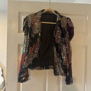 Blank NYC Multicolor Sequin Women's Jacket